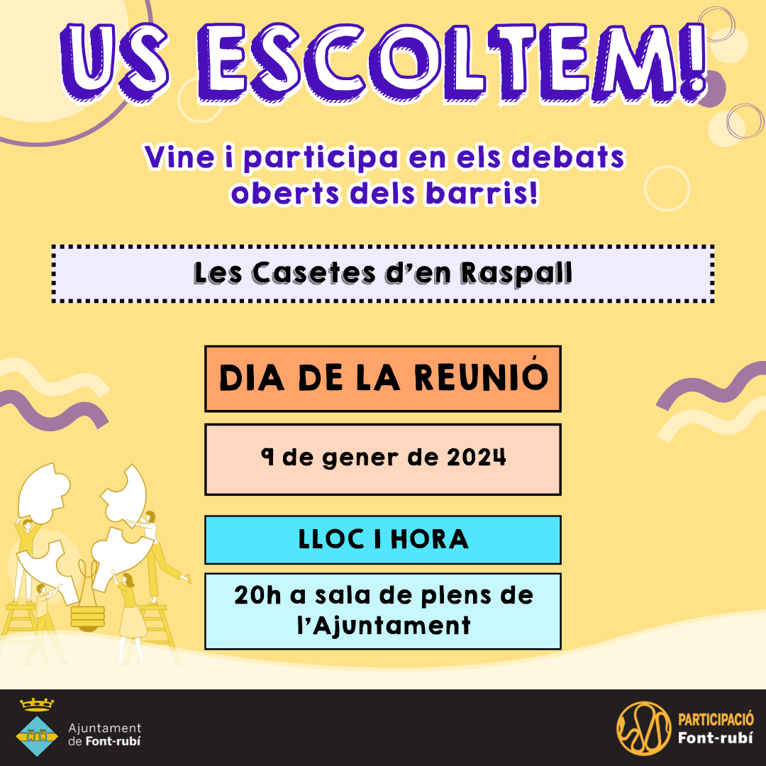 Us Escoltem! - Les Castes d'en Raspall