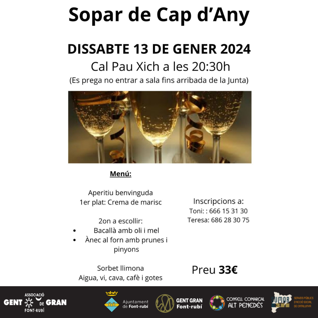 Sopar d'Any Nou!