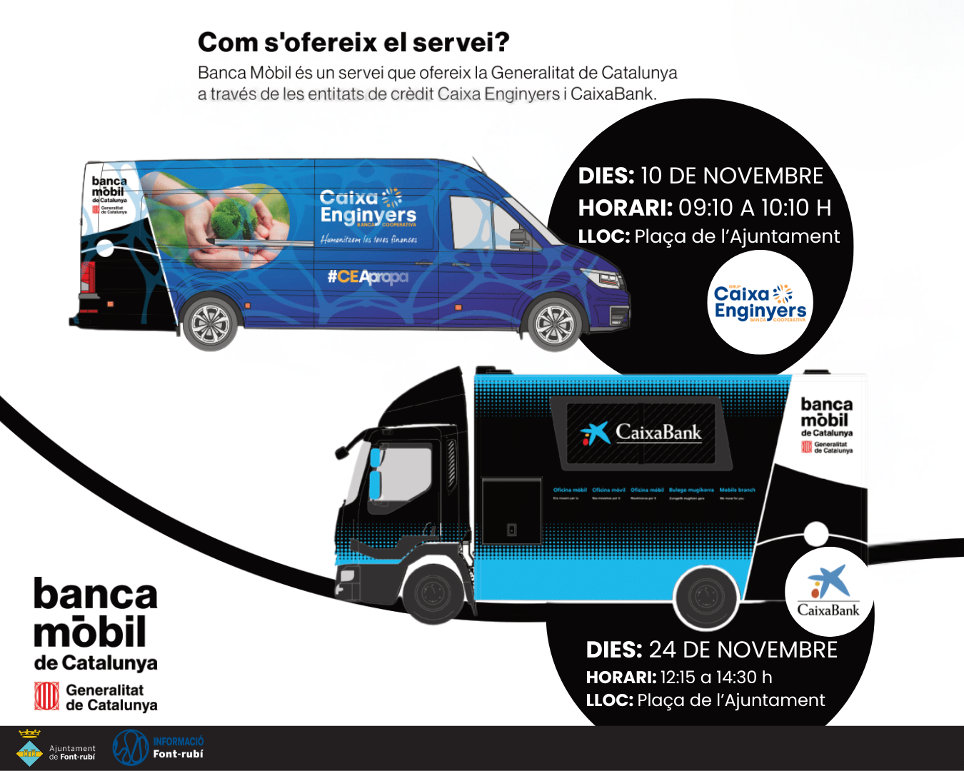Banca Mòbil del novembre a Font-rubí!