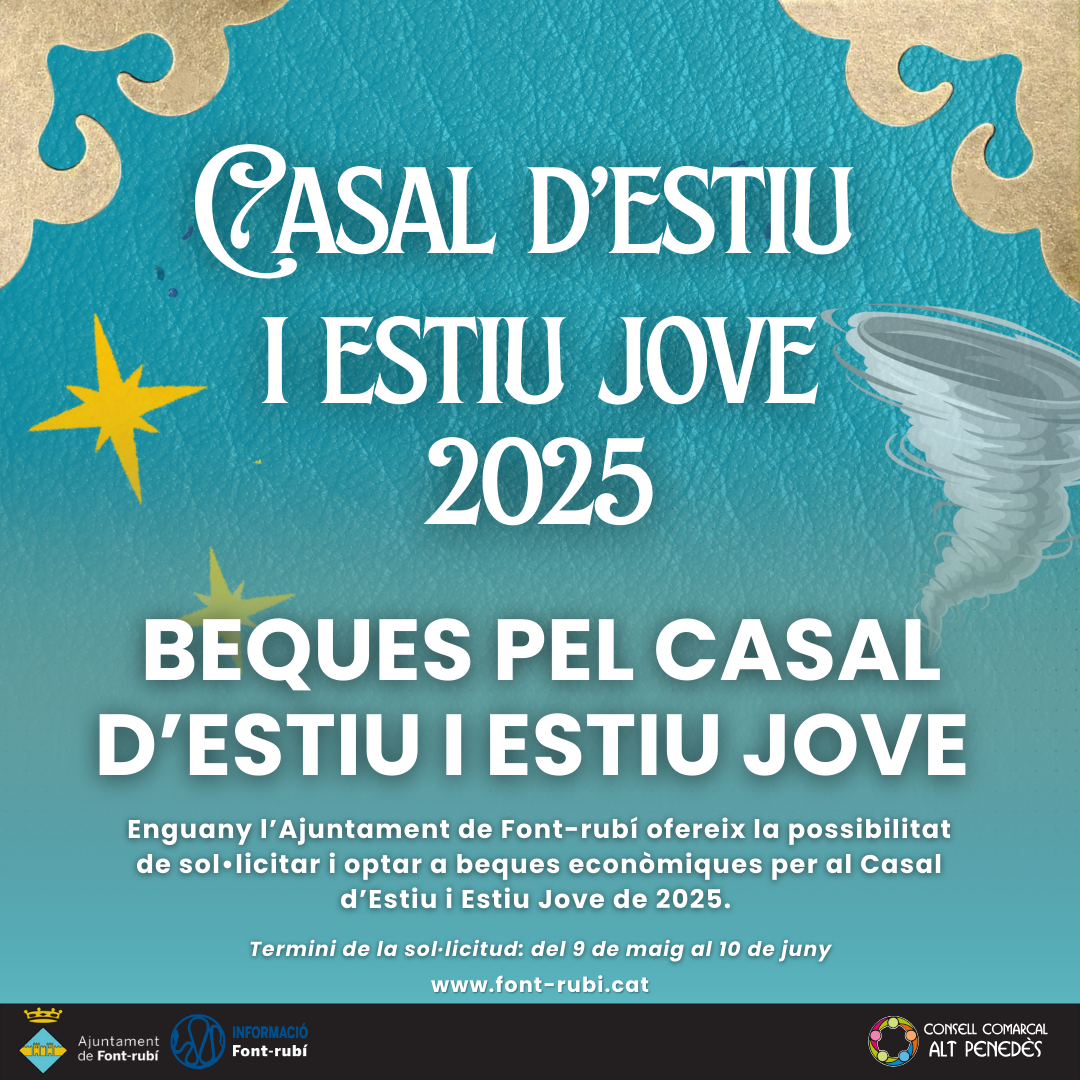 Beques pel Casal d'Estiu i Estiu Jove 2025