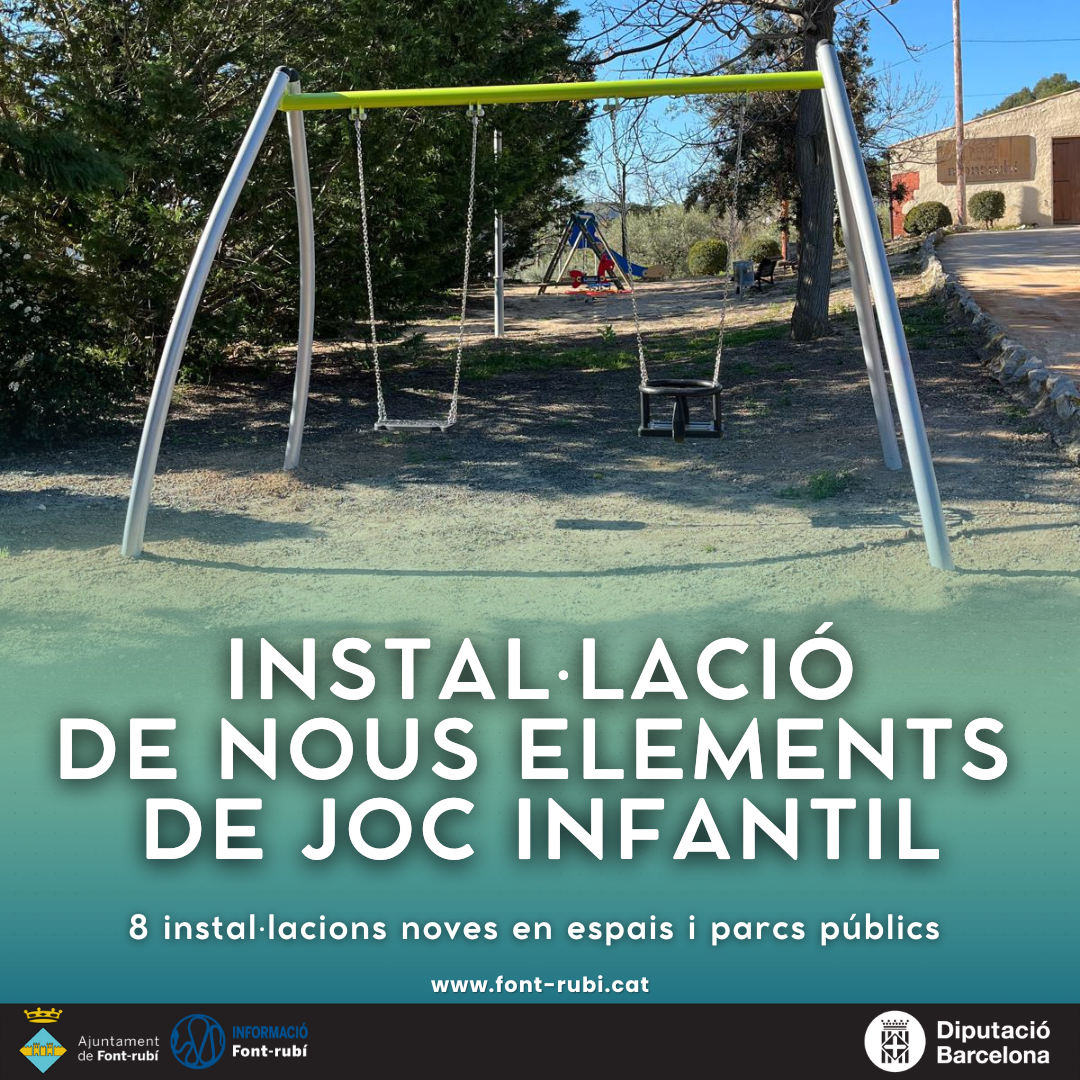 instalÂ·lacions jocs infantils