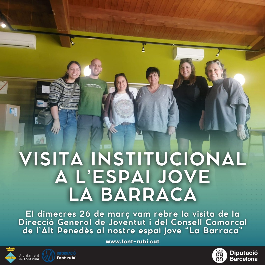 Visita institucional a l'Espai Jove La Barraca